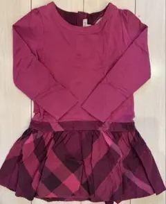BURBERRY 長袖ワンピース 110cm 6Y