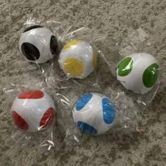 さ*ぼ様 ヨッシー めじるしアクセサリーカプセル5種セット 【注意 たまごカプセ