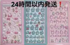 ボンボンドロップシール 3枚セット　マイメロ　キティちゃん　ハンギョドン