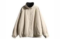 BONBON ルーズフィットフリースジャケット B0118 ベージュMサイズ