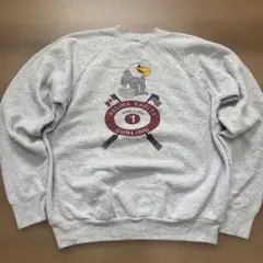 80s〜90s 古着F.O.E. グレー トレーナースウェット