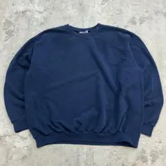 柴*ん様 Lee　リー　スウェット　無地　トップス　古着　ネイビー　XL