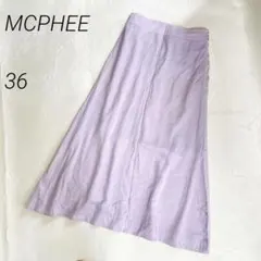 MCPHEE　トゥモローランド　ロングフレアスカート　コットン　透け感　日本製のサムネイル