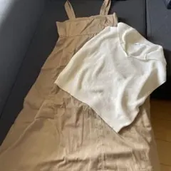 新品ジャンパースカート&トップス2点セット❤︎M