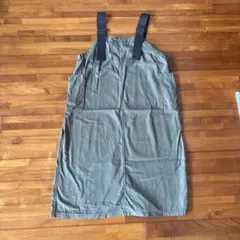 オリーブグリーン ジャンバースカート