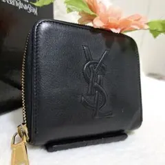 ✨極美品　付属品完備✨サンローラン　二つ折り　カサンドラ　ブラック　リヴゴーシュのサムネイル