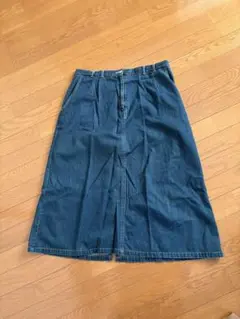 お値下げSIMPLE LIFE ダークデニム ロングスカートのサムネイル