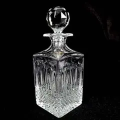 オールド・バカラ 1890年 珍品 上級作品 35cm 大型丸型カラフ デカンタ