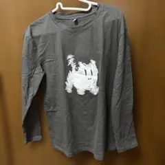 SHEINグレー 長袖Tシャツ M キャラクタープリント