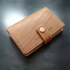カードケース　名刺入れ　本革　レザー　ハンドメイド