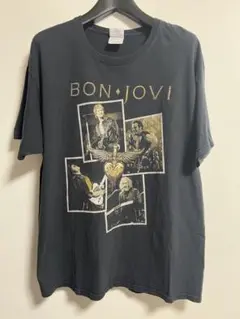 ボンジョビTシャツLサイズ BON JOVI ボン・ジョヴィ バンドTシャツ バンT サイズL 20220610