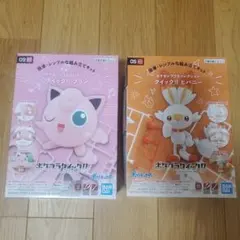 ポケモン　フィギュア　プラモコレクション　ポケプラクイック　ヒバニー　プリン