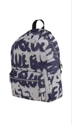 定価16万！Alexander McQUEEN デニム調ネイビー グレーリュックのサムネイル