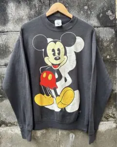 80s 90s Disney ミッキー　スウェット オールドミッキー