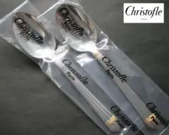 未使用未開封 】クリストフル シルバー コーヒースプーン リュバン 5本