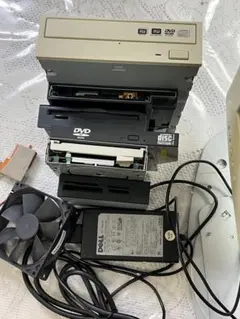 ジャンクビンテージ PCパーツまとめ売り 電源モニター DVD その他