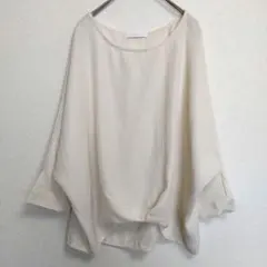 【AMERICAN HOLIC】長袖ブラウス(Ｆ)ドルマンスリーブ 透け感