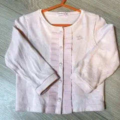 ミキハウスカーディガン90 ピンク 長袖