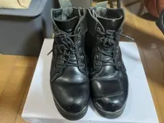 レザー ハイカットブーツ 黒のサムネイル