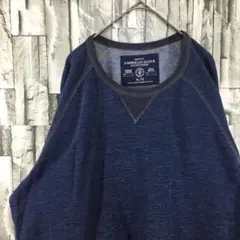 American EAGLEスエットUSA古着＊ネービーXLサイズ＃C-3-15