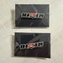 RIZIN ピンバッジ　2個セット　バッチ 非売品