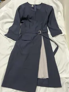 ノーブランド デザインワンピース Lサイズ
