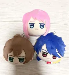 ヒプノシスマイク ヒプマイ じとっと フェイスぬいぐるみキーホルダ3体セット