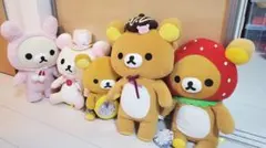 リラックマ コリラックマ ぬいぐるみ 4体セット MINISO限定 - メルカリ