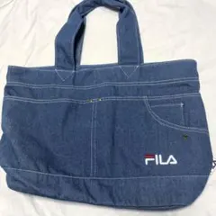 デニムトートバック　　　FILA