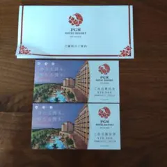 【匿名配送】PGMホテルリゾート沖縄 ご宿泊優待券 10,000円分 2枚のサムネイル