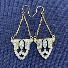 Yochi NEW YORK ゴールド✖️ビジューピアス