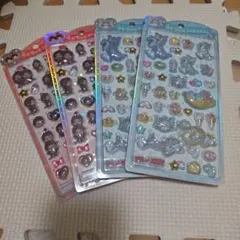 うるちゅる　ポップシール　4枚セット