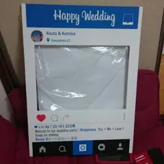 完成Instagram風ウェルカムボード★A3