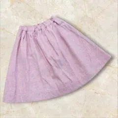 プロポーションボディドレッシング　膝丈スカート　フレア　ピンク　Mサイズ