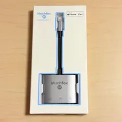 iPhone SDカードリーダー 3in1 Lightning USB MFi
