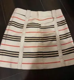 【美品】BURBERRY BLUE LABEL ストライプタイトスカート 38