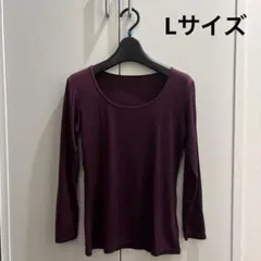 UNIQLO HEATTECH 長袖Tシャツ L ワインレッド