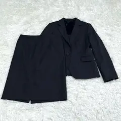 レミュー セットアップスーツ グレー 13号 ストレッチ 洗える 大きい 春夏