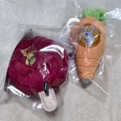 ズートピア マスコット 2点セット ニック ジュディ　しまむら