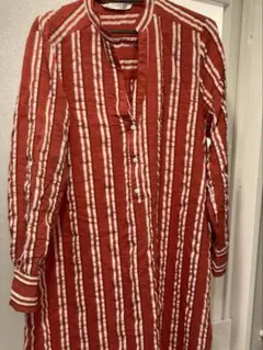 赤 ロングワンピース