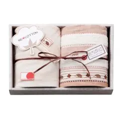 新品 日本製 オーガニックコットン ハンドタオル2枚 ハリネズミ タオルセット