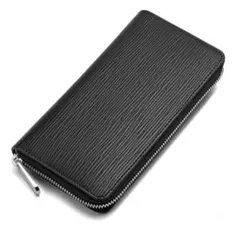 Men's Long Wallet, Coin Purse, Business Card Holder, Leather Wallet