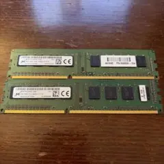 Micron デスクトップ用メモリ 8GB 2枚セット 計16GB 中古 - メルカリ