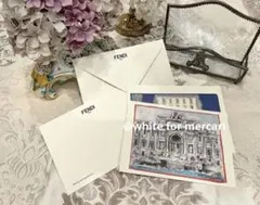 FENDI 非売品 ポストカード6枚セットプレゼント♡ロゴ入り封筒付きのサムネイル