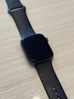 Apple Watch SE 44mm ブラック シリコンバンド 箱付き