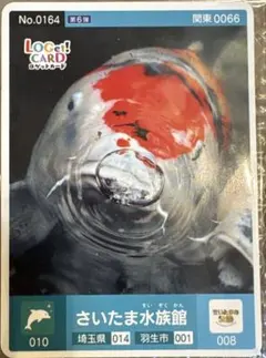 ロゲットカード さいたま水族館 No.0164