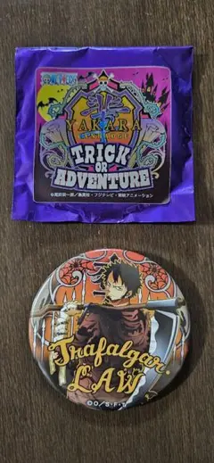 トラファルガー・ロー ハロウィン 缶バッジ
