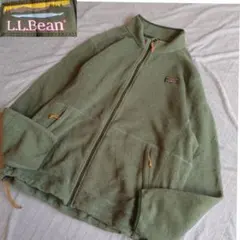 LLBean　エルエルビーン　ワンポイント刺繍ロゴ　フリースジャケット