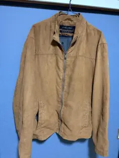 ZARA メンズ ジャケット XL ブラウン スエード