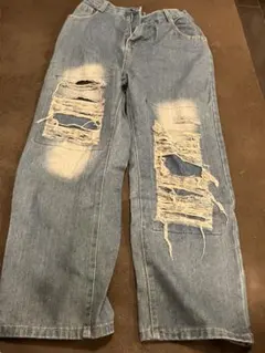 Archive damage Denim Pants y2k - メルカリ
